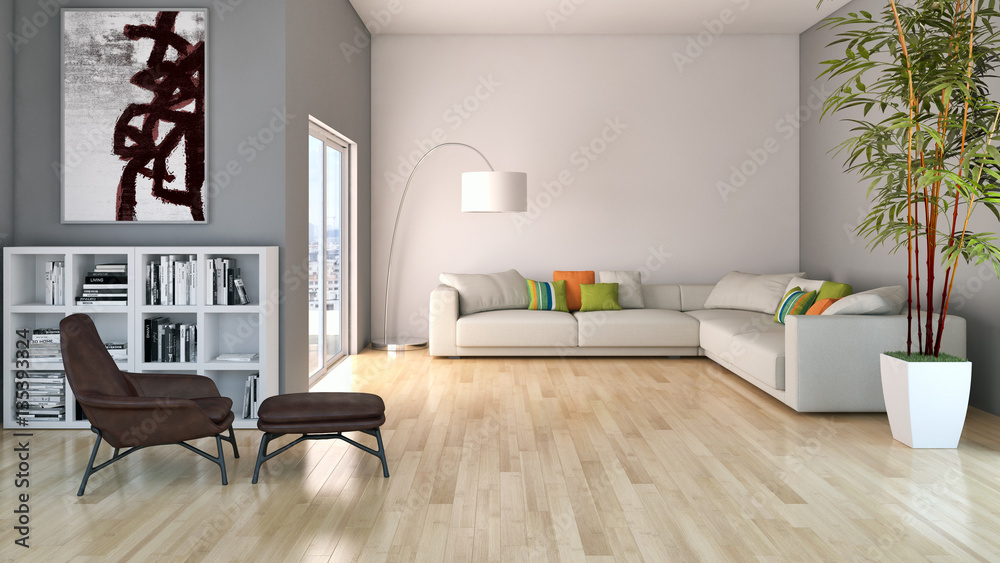 Fototapeta premium Modern living room