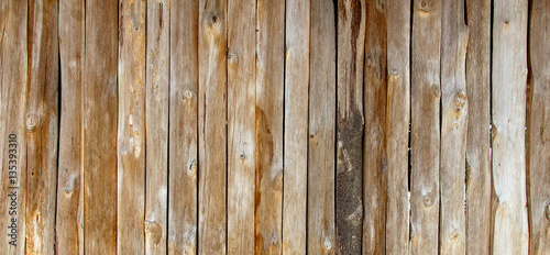 Wooden fence Brown and wood panels texture background