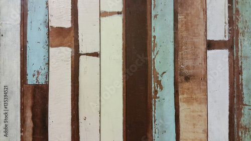 Vintage wood wall