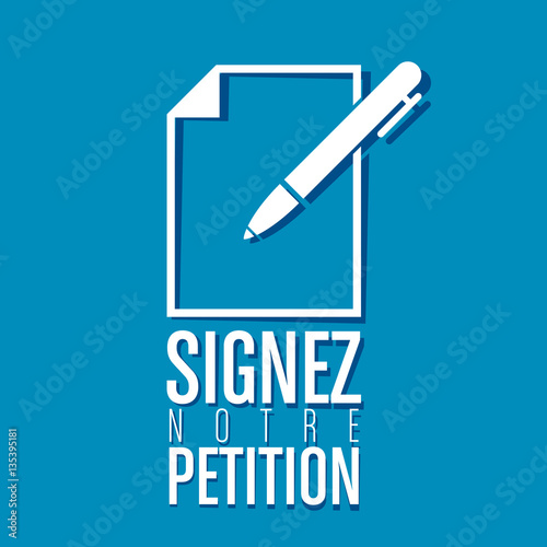 signez notre pétition