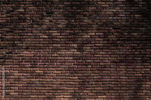 Brick wall textured background.