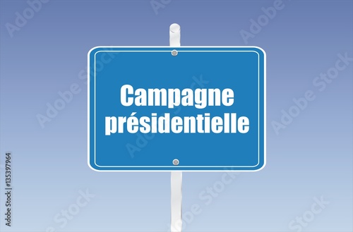 panneau campagne présidentielle