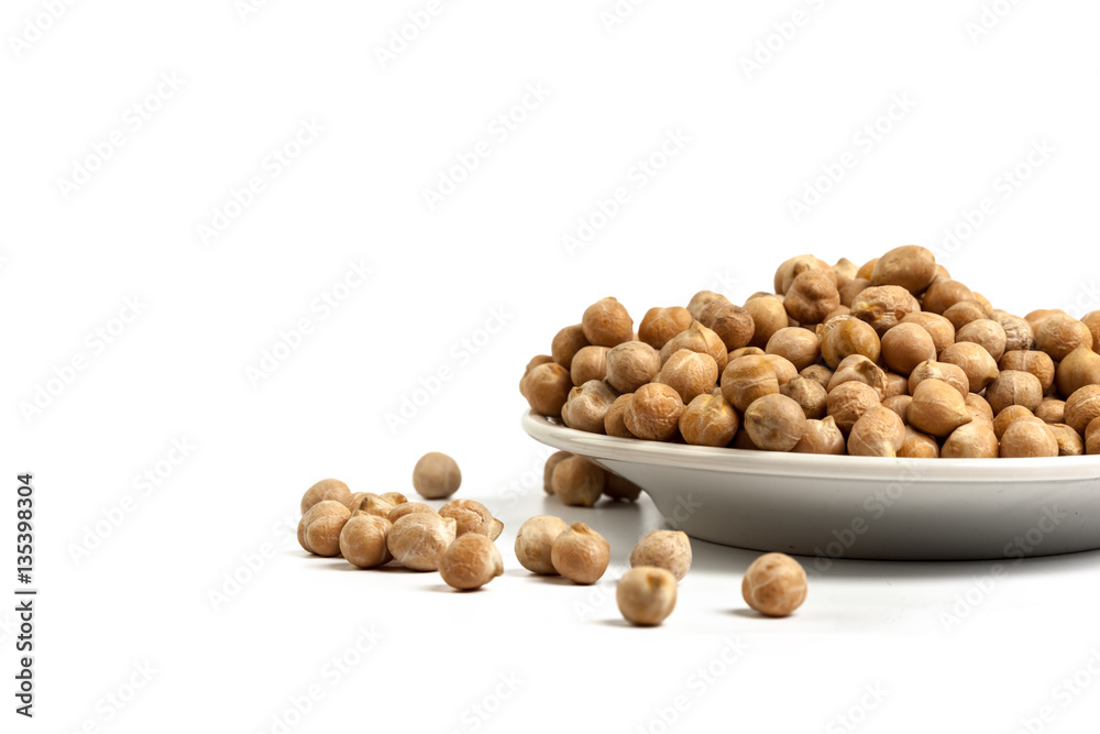 Soybeans isolated on white background Soybeans isolated on white background