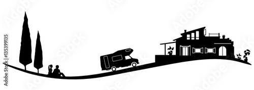 Finca und Wohnmobil