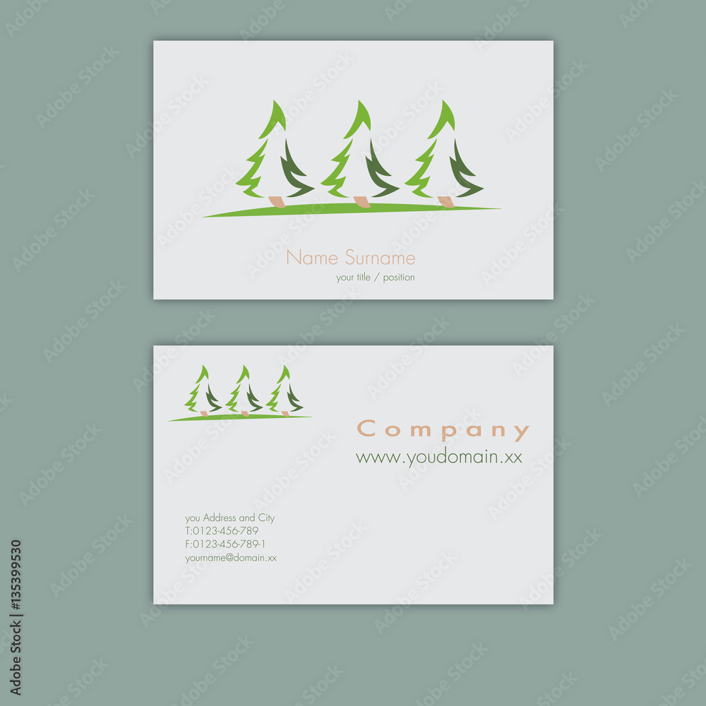 business card tree