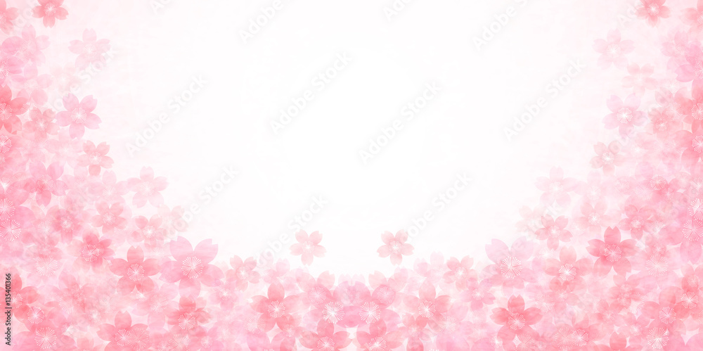 桜　和紙　春　背景 