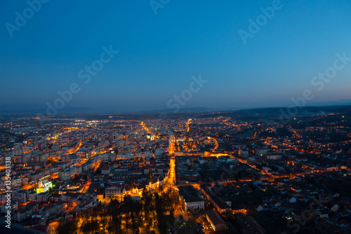 City of Deva in the night © Sorin