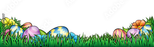 Easter Eggs Background