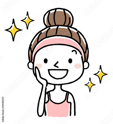 洗顔：きれいな肌
