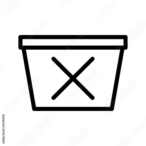 no washing icon