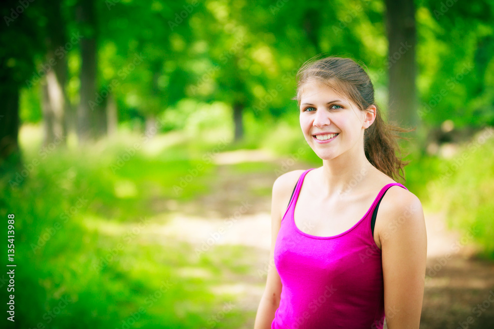 Young Woman Jogging Young Woman Jogging