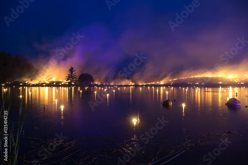Burning horizon - Leigo Lake Music Festival © Rain