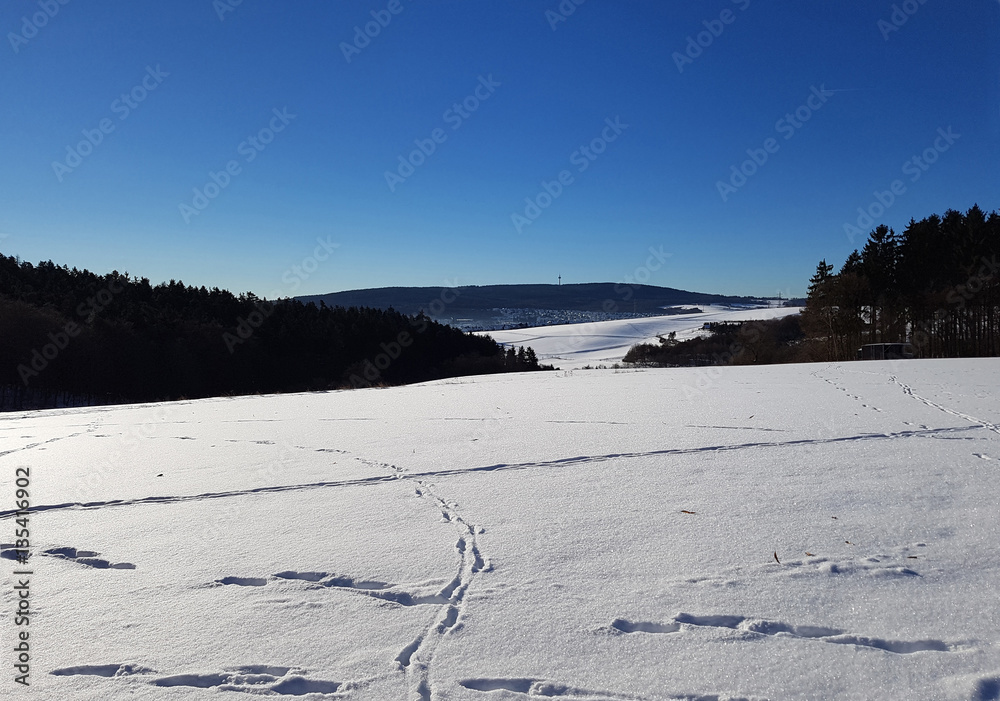 Winterlandschaft, Taunus, Taunusstein