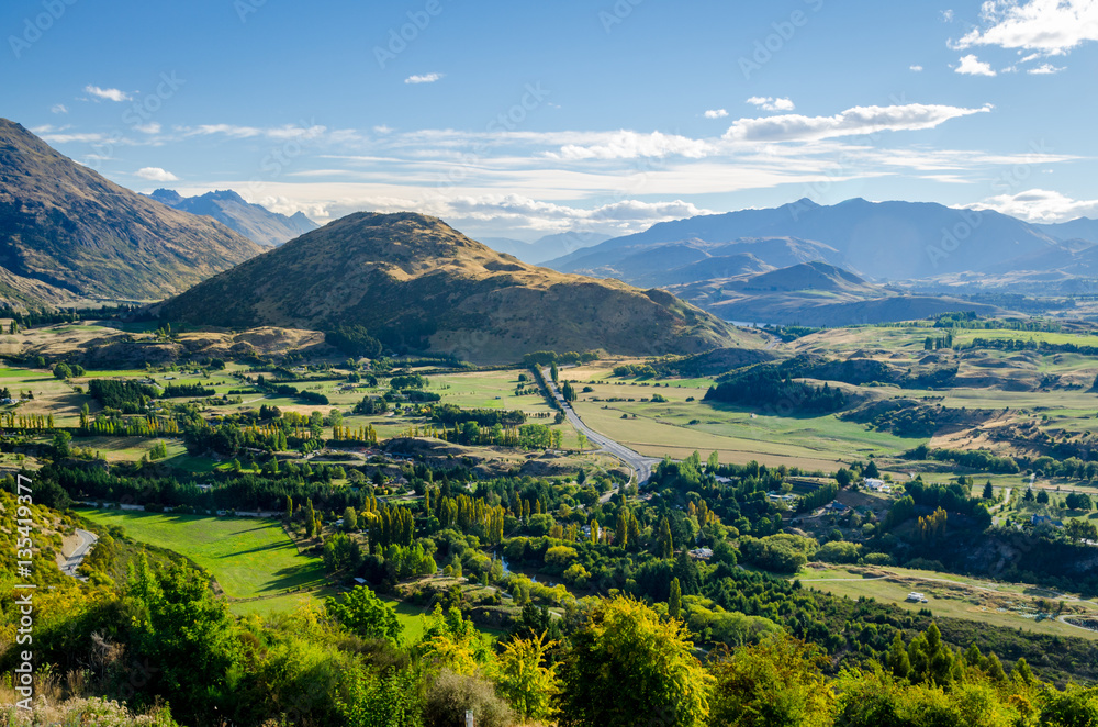 Scenic view in New Zealand