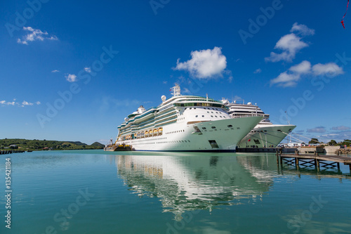 Two Cruise Ships in Antigua