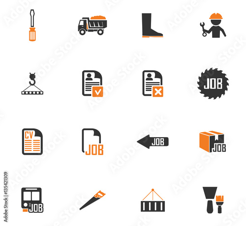 Job icons set