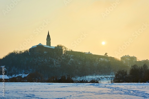 Panorama of city Ilok in Croatia (Europe).