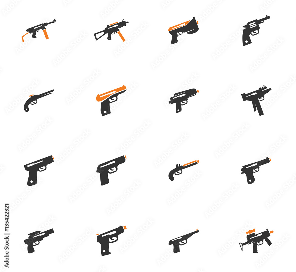 Set of hand weapons Set of hand weapons