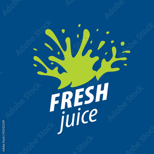juice splash vector sign