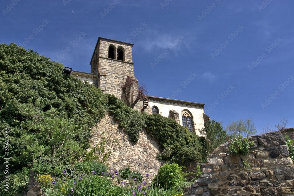Die Chapelle auf dem Felsen von Chabanne, Auvergne