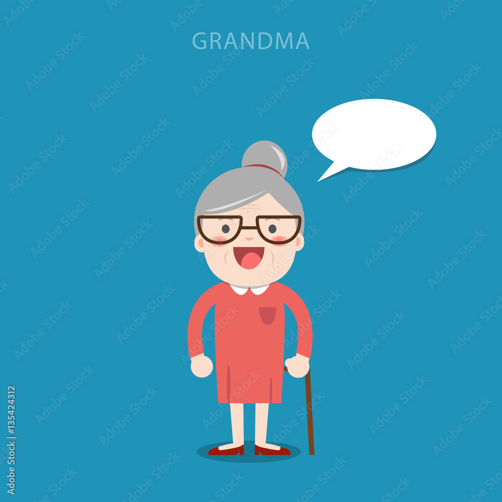 Old lady. Grandma.