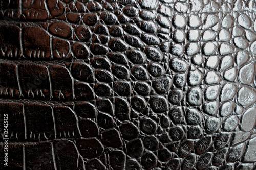 Embossed leatherette black color