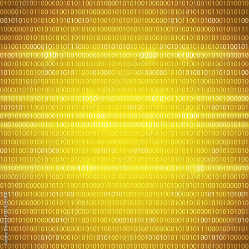 Background in a matrix style. Falling random numbers. Web Developer. Computer Code. Vector Illustration. Eps10.