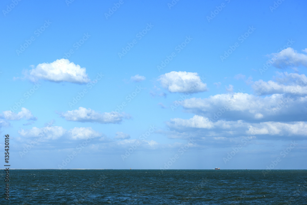 Beautiful cloudy day in Sharjah, United Arab Emirates