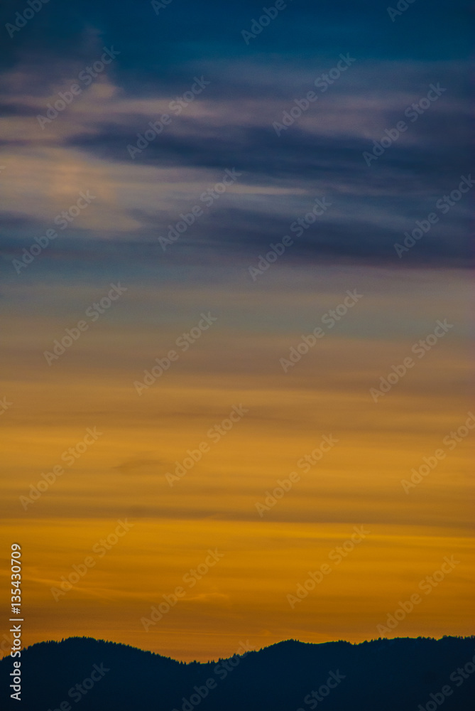 sky and mountain