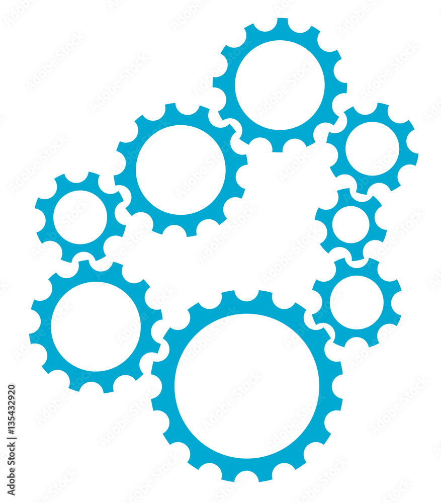 Gears Concept Graphic - 5 Gears Concept Graphic - 5