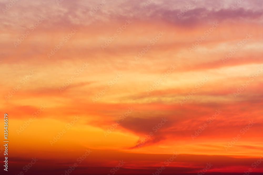 Colorful twilight background