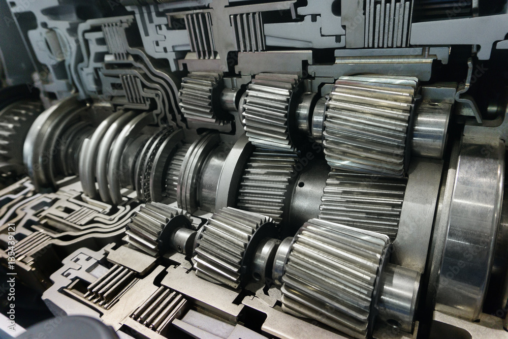 Metal shiny gear general form