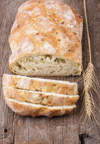 Fresh homemade bread