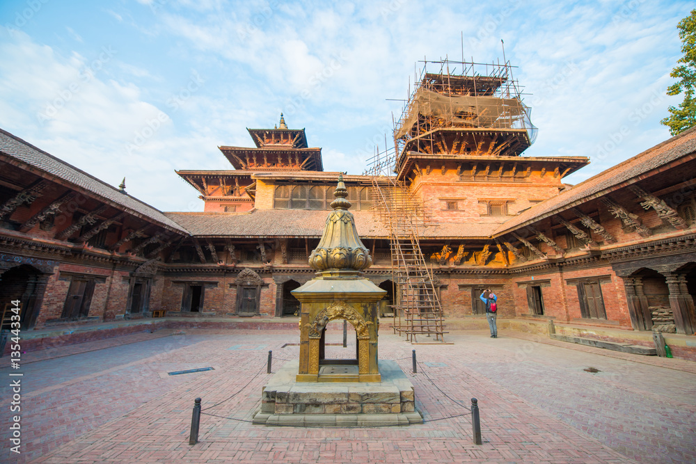 Obraz premium Patan Durbar Square - world heritage site in Nepal , landmark