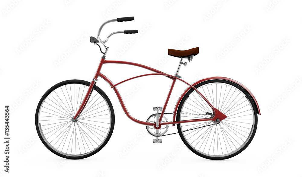 Red bicycle, Bike theme elements, Street speed sport bicycle, Bi