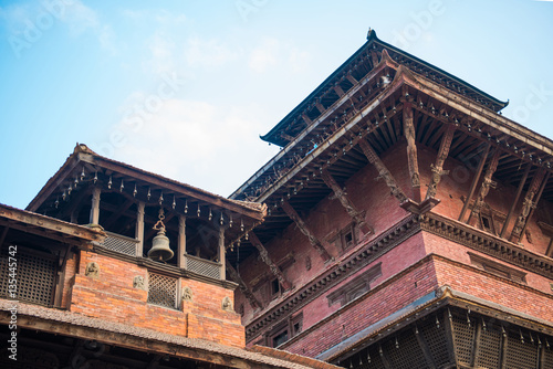 Patan Durbar Square - world heritage site in Nepal , landmark