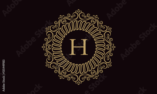 H Letter Crest Logo