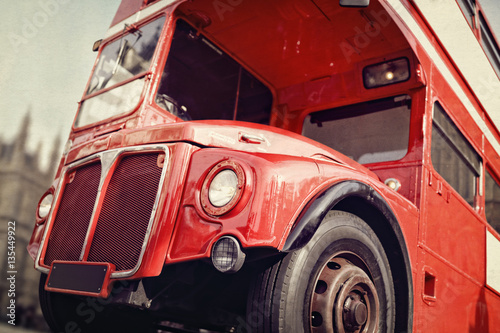 Foto London Routemaster double decker red bus