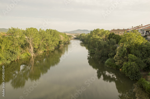 Fototapeta Naklejka Na Ścianę i Meble -  Camino de Santiago from Pamplona to Puente la Reina