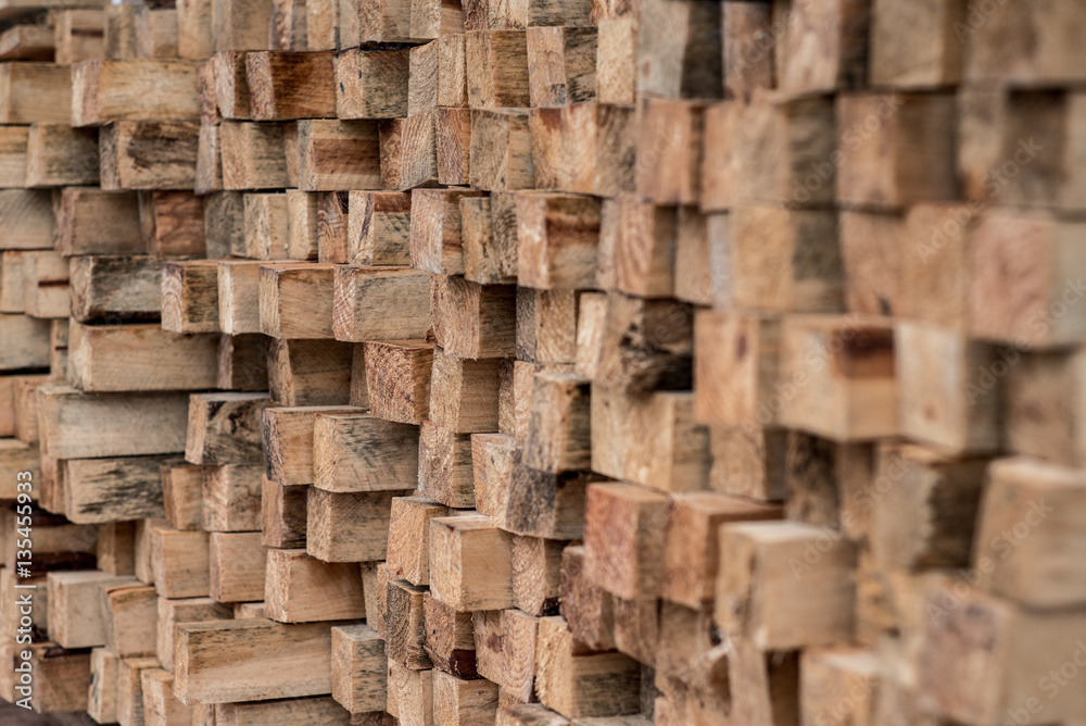 Construction wood pattern pile wall Construction wood pattern pile wall