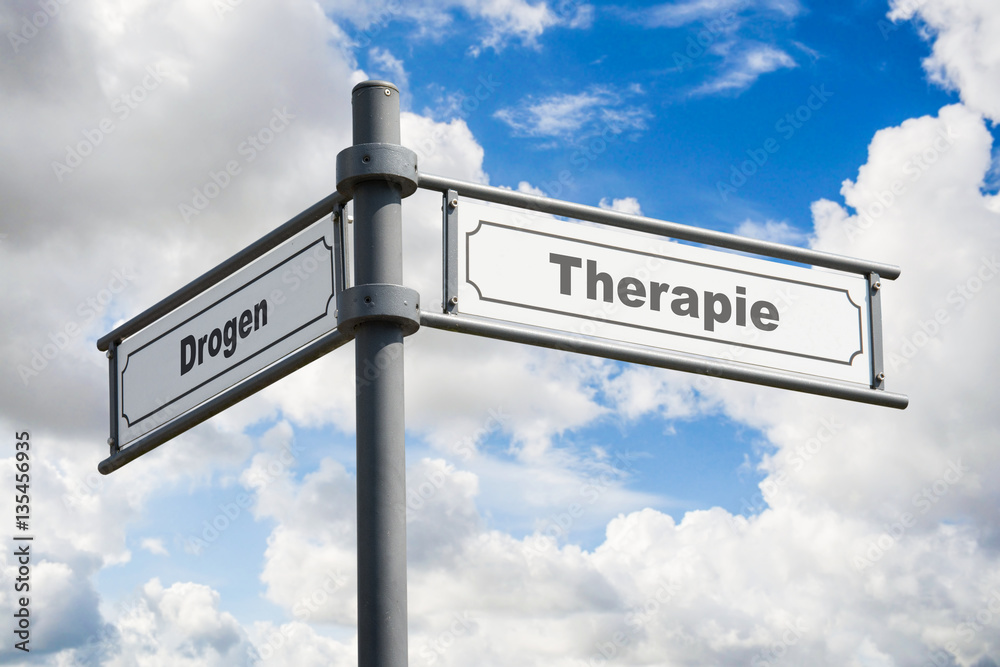 Obraz premium Schild 162 - Drogen