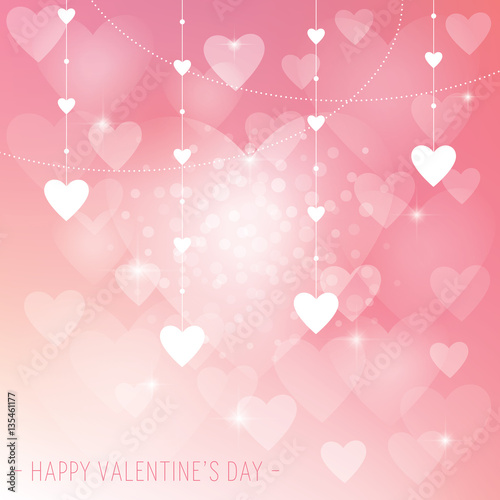 Valentine's Day Love Heart Background