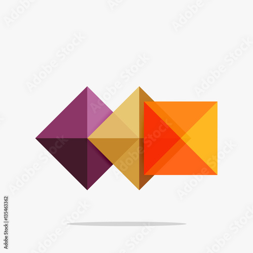 Free Download Vector blank abstract squares background - GFXLoad