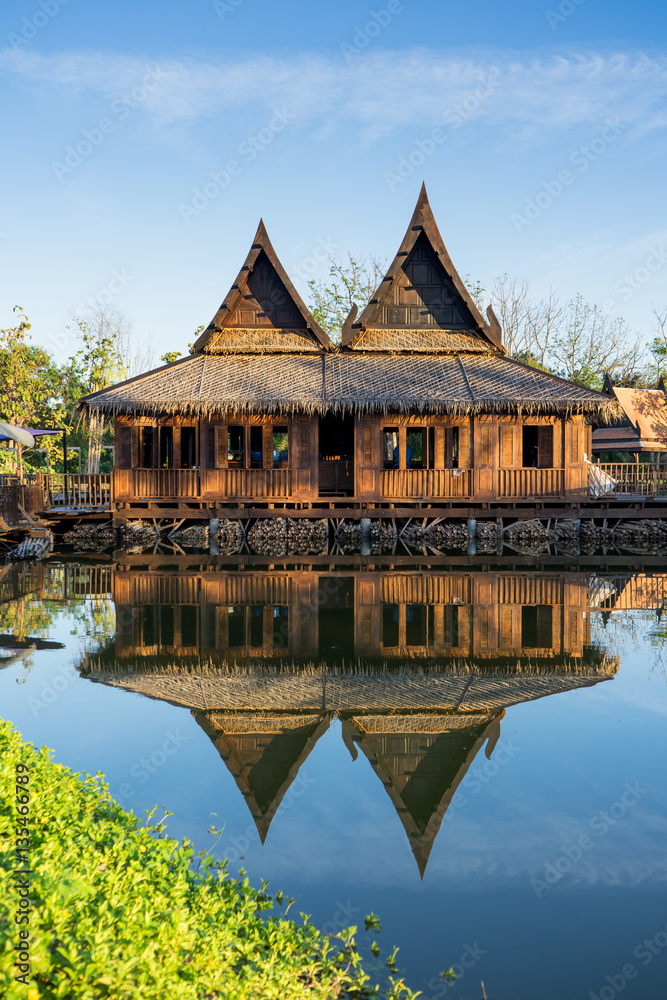 Thai wooden house