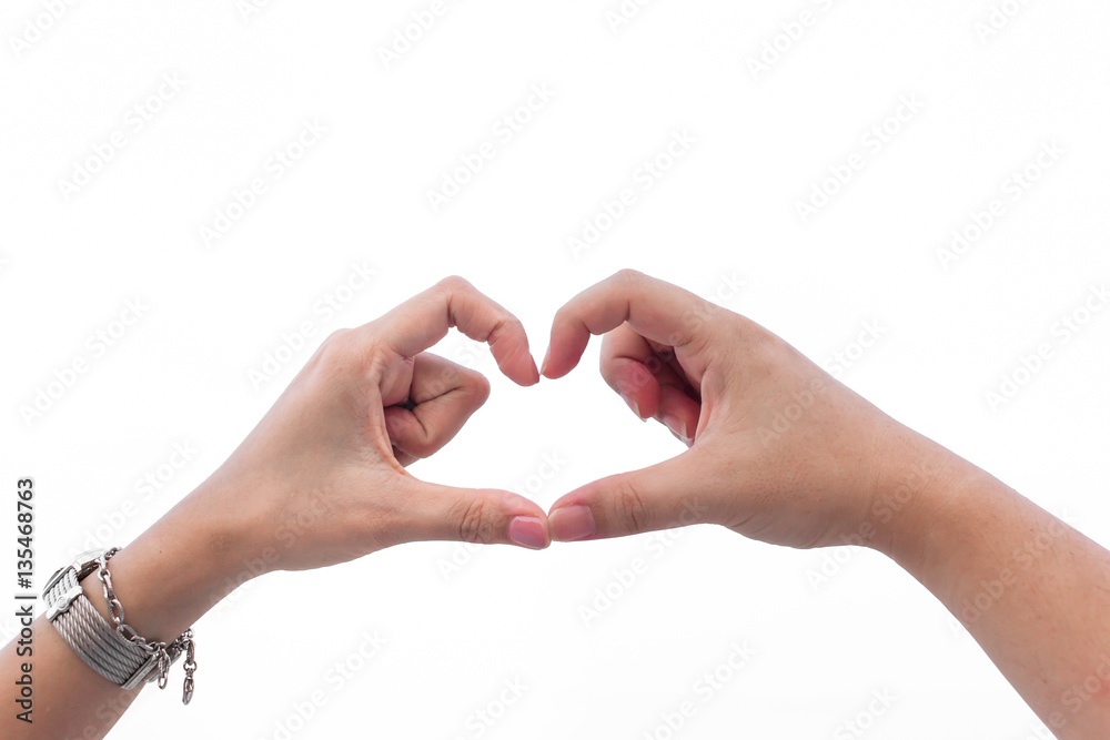 Healthy Female and male hand in heart shape showing love friendship Healthy Female and male hand in heart shape showing love friendship