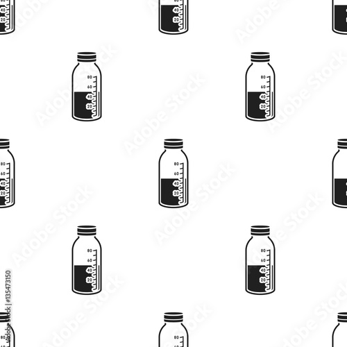 Mixture icon in black style isolated on white background. Medicine and hospital pattern stock vector illustration.