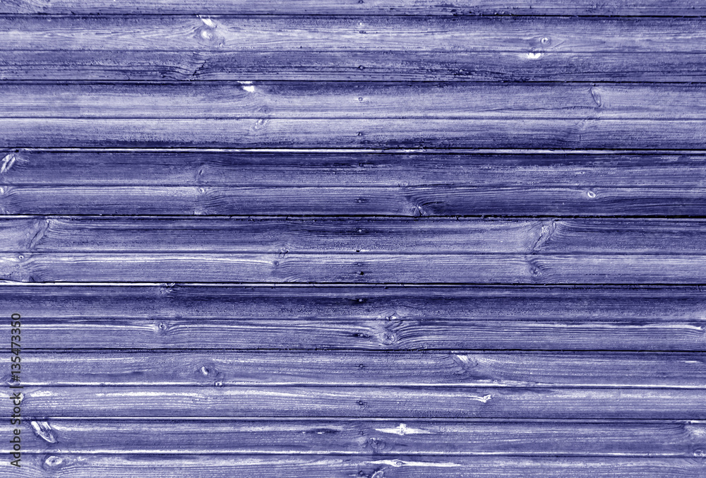 Fototapeta premium Blue color wooden wall texture.