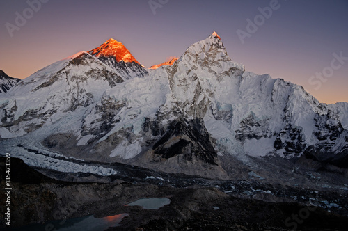Last Light On Everest