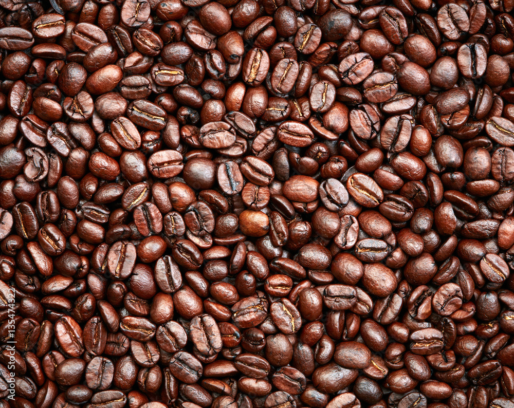 Fototapeta premium Coffee beans background