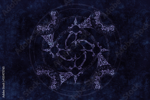 Esoteric background. Backdrop for magic, astrology, alchemy.